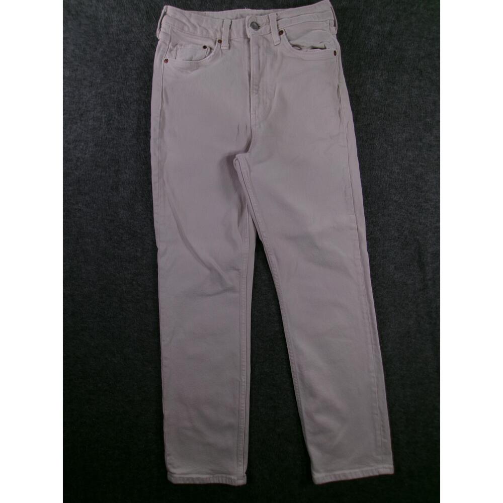 HM Jeans Womens 4 Beige Vintage Slim High Waist Causal Classic Capsule &Denim